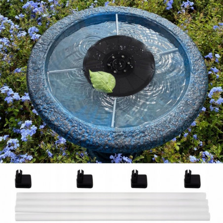 Sodo fontanas su saulės elementu ir LED SF01