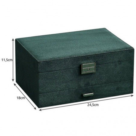 Papuošalų dėžutė PD13 žalia