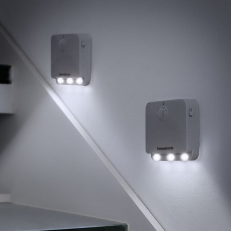 LED šviestuvai su judesio jutikliu Lumtoo Innovagoods 2 vnt.