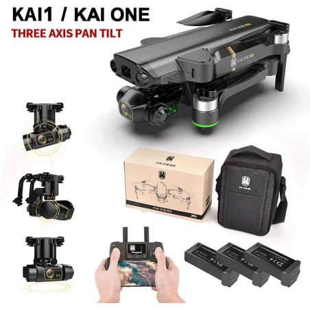 Dronas su kamera KAI ONE MAX HD GIMBAL 5G WIFI