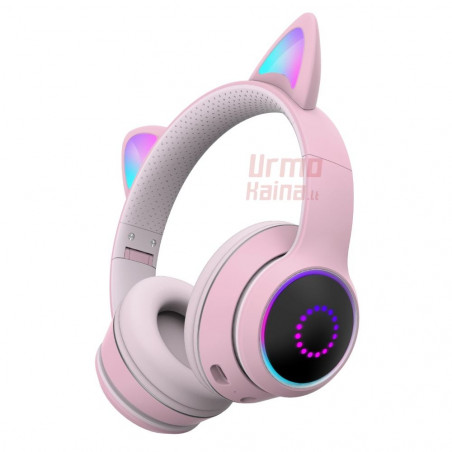 Žaidimų ausinės Cat Ears RGB K26