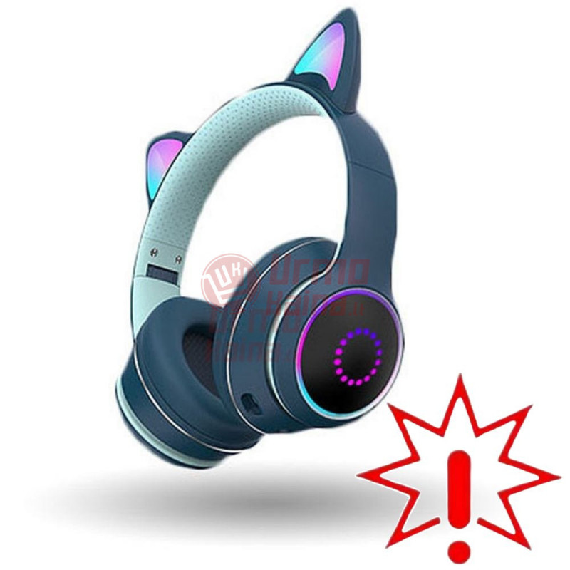 Žaidimų ausinės Cat Ears RGB K26 (Prekė su defektu 9902100)