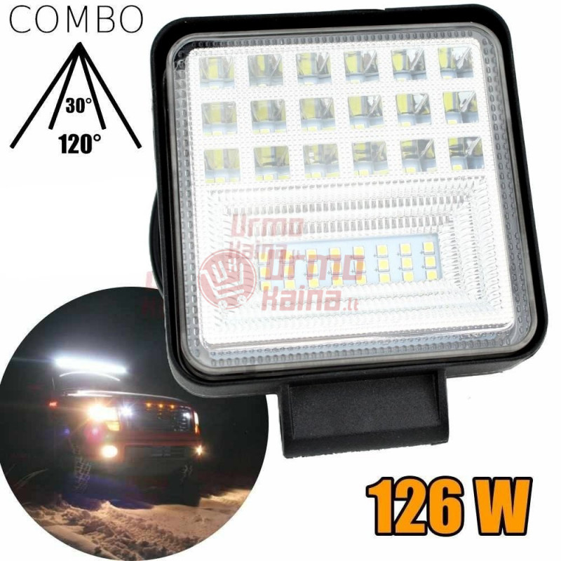 LED darbinis žibintas 126W COMBO