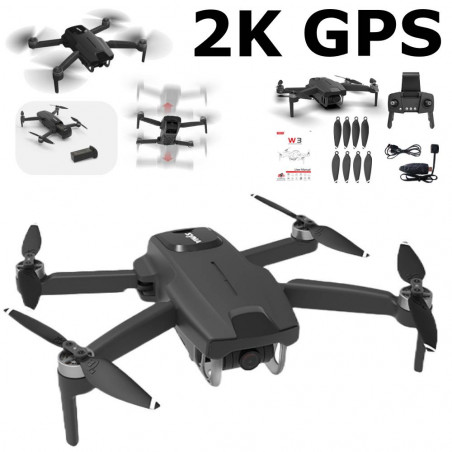 Dronas su kamera Syma W3 EIS 2K GPS