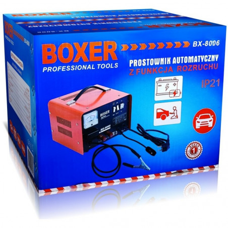 Amumuliatoriaus kroviklis su užvedimo funkcija BOOST BOXER BX8006 1,4kW 180A