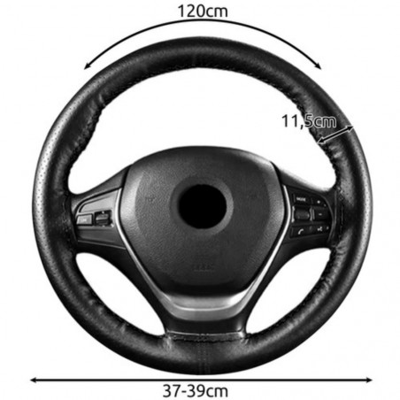 Automobilio vairo užvalkalas su adata ir siūlais XT01