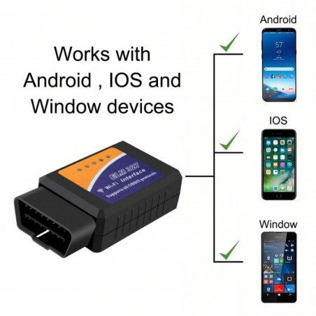 Automobilių diagnostinis prietaisas OBD2 Bluetooth VG1