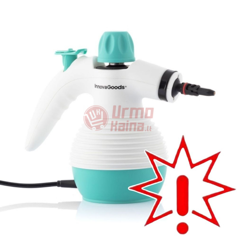 Rankinis garų valytuvas - garintuvas InnovaGoods 350 ml, 1000 W (Prekė su defektu 9902180)