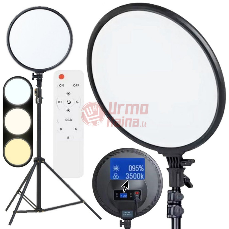 LED lempa makiažui ir fotografijai HQ14 PT LED lempa makiažui ir fotografijai HQ14 PT