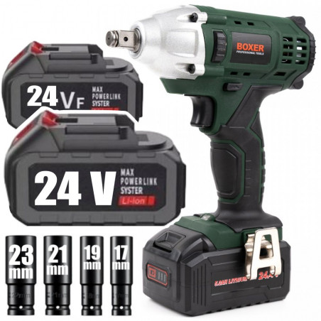 Akumuliatorinis smūginis veržliasukis BOXER SR023