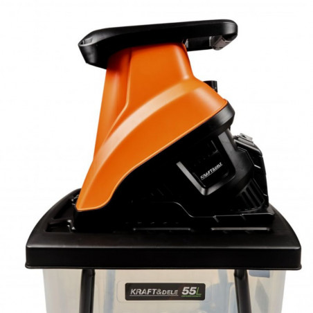 Elektrinis šakų smulkintuvas 3000W 45mm KD5212