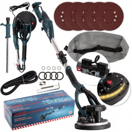 Gipso glaisto šlifuoklis (žirafa) BOXER BX700 2200W 230V