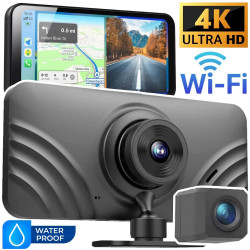 Vaizdo registratorius Neoline Smartway, 2-jų kamerų, 4K su Android Auto ir Apple Carplay