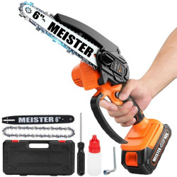 Akumuliatorinis grandininis genėjimo pjūklas MEISTER MS119E 6"