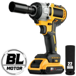 Akumuliatorinis smūginis veržliasukis META-PRO MP1443E 360Nm