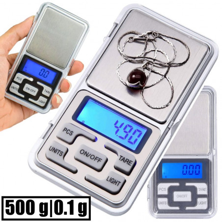 Graminės juvelyrinės svarstyklės 500-0,1g 5204