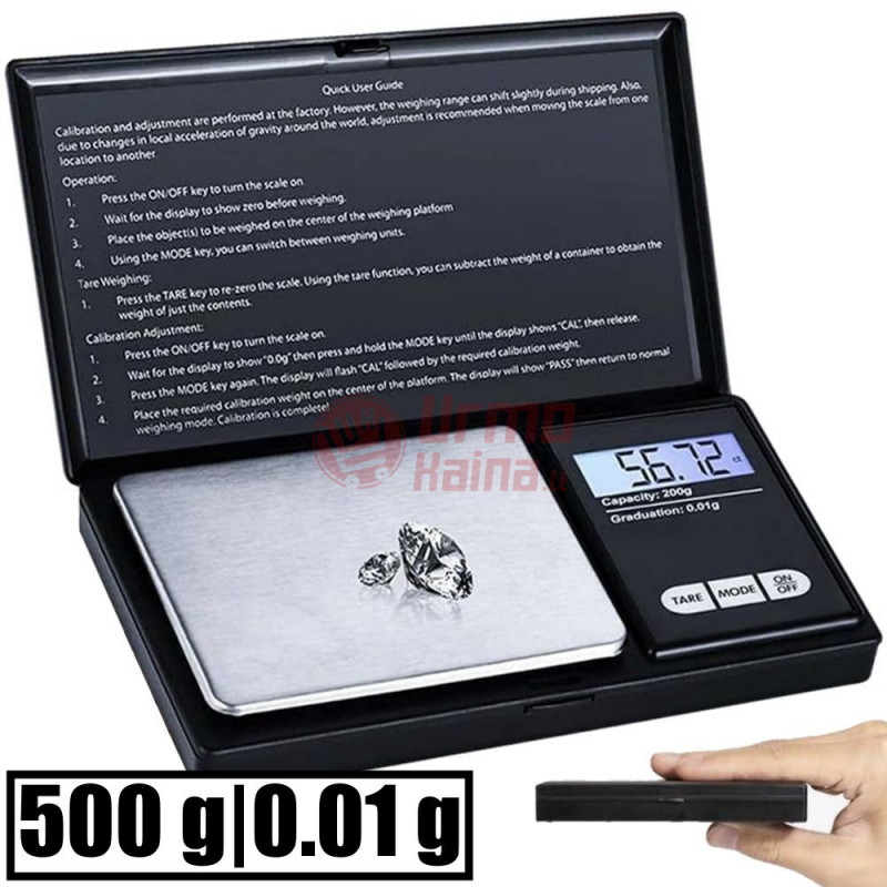 Graminės juvelyrinės svarstyklės 5001, 500-0,01g Graminės juvelyrinės svarstyklės 5001, 500-0,01g
