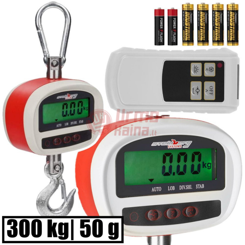 Kraninės svarstyklės Steinberg Systems 300 kg LCD Kraninės svarstyklės Steinberg Systems 300 kg LCD