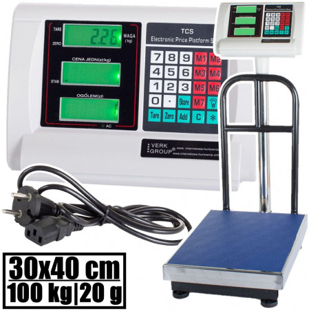 Platforminės svarstyklės 1005PF (100 kg, 30x40)