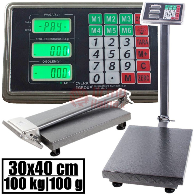 Platforminės svarstyklės E100L (100 kg, 30x40) Platforminės svarstyklės E100L (100 kg, 30x40)