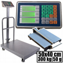 Platforminės svarstyklės HS 3002BMFM (300 kg, 50x40)