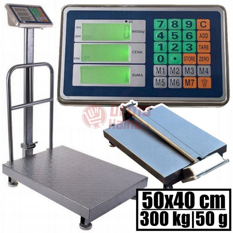 Platforminės svarstyklės HS 3002BMFM (300 kg, 50x40)