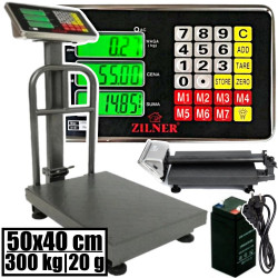 Platforminės svarstyklės 3002BMFM (300 kg, 50x40)