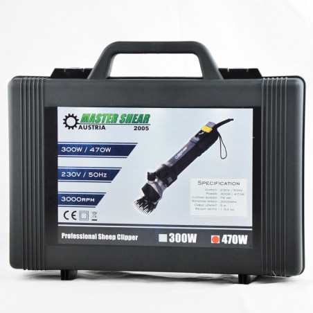 Avių vilnos kirpimo mašinėlė 470W Master Shear Austria