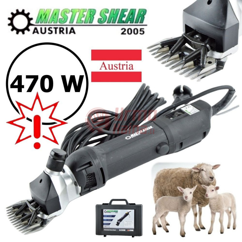Avių vilnos kirpimo mašinėlė 470 W Master Shear Austria (Prekė su defektu 9902209)