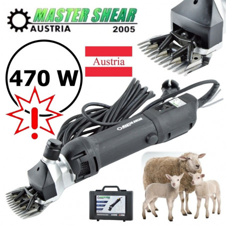 Avių vilnos kirpimo mašinėlė 470 W Master Shear Austria (Prekė su defektu 9902209)