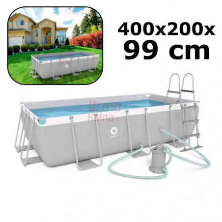Karkasinis baseinas Avenli su smėlio filtru 400x200x99 cm