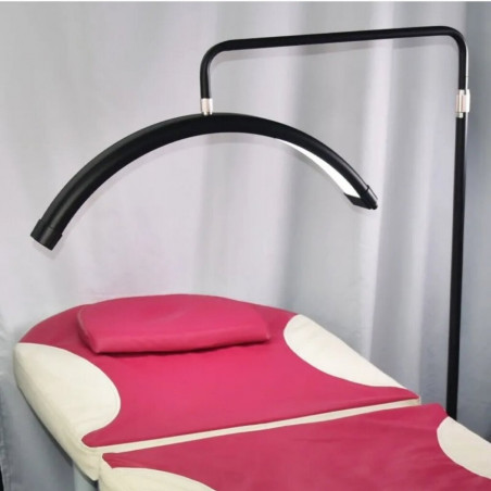 Pusmėnulio formos kosmetinė lempa su stovu 30W, 125-180 cm