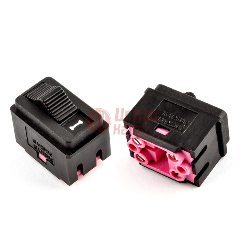 Stumdomasis jungiklis 10A 250V / 15A 125V, 4 kontaktų Stumdomasis jungiklis 10A 250V / 15A 125V, 4 kontaktų