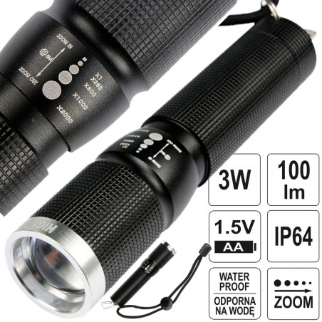 Žibintuvėlis Yato YT-08571 XPE