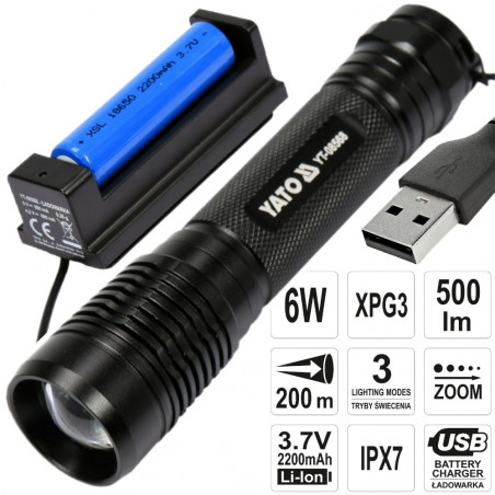 Žibintuvėlis Yato YT-08568 XP-G3