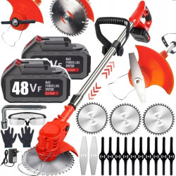 Akumuliatorinis trimeris su priedais DM1PRO 3600 W, 2 akumuliatoriai