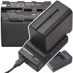 Sony F970/F960 akumuliatorių įkroviklis
