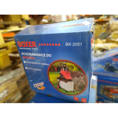 Elektrinis šakų smulkintuvas BOXER BX2051 3200W  (Prekė su defektu 9902223)