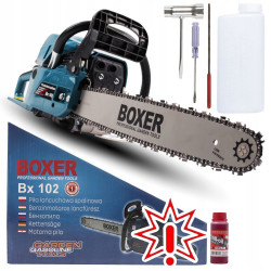 Benzininis grandininis pjūklas BOXER BX102 5,9 AG (4,4 kW) 18"  (Prekė su defektu 9902224)
