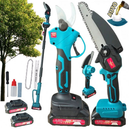 Akumuliatorinė aukštapjovė - genėjimo pjūklas + sekatorius BX3320 4000 W