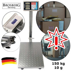 Platforminės svarstyklės BROSBERG P150MS (Prekė su defektu 9902253)
