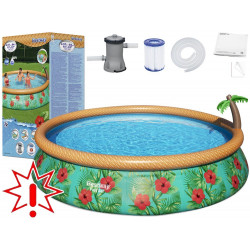 Pripučiamas baseinas "Fast Set" Bestway, 457x84 cm (Prekė su defektu 9902267)