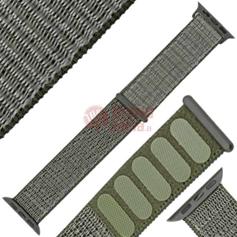 Apple watch apyrankė 42/44/45 mm, nailonas AW19 Apple watch apyrankė 42/44/45 mm, nailonas AW19