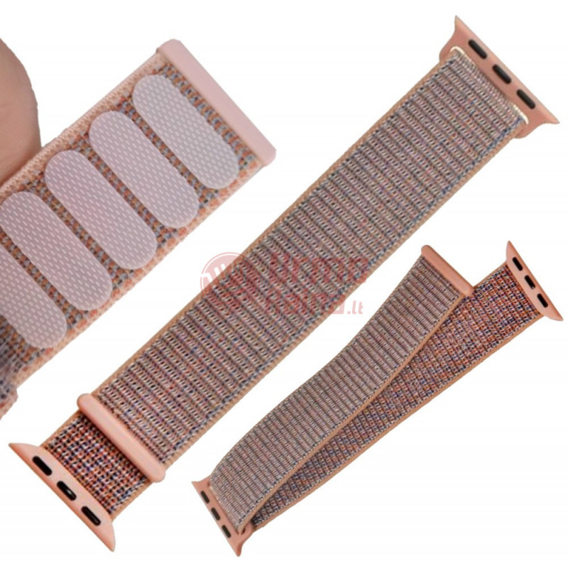 Apple watch apyrankė 42/44/45 mm, nailonas AW1 Apple watch apyrankė 42/44/45 mm, nailonas AW1