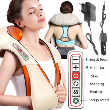 Shiatsu masažuoklis su šildymo funkcija KMA3