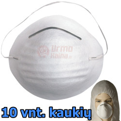 Kaukė nuo dulkių - respiratorius 10 vnt.