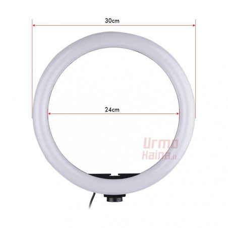 Žiedinė LED lempa LS30 V2 60W su trikoju stovu