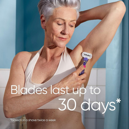 Gillette Venus Swirl Deluxe skustuvas ir galvutės 3 vnt.