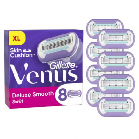 Gillette Venus Swirl Deluxe skutimosi peiliukai 8 vnt.
