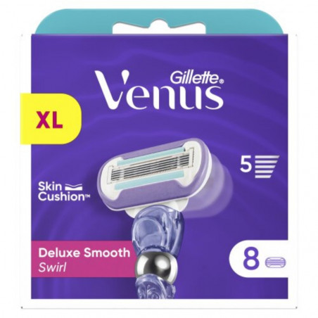 Gillette Venus Swirl Deluxe skutimosi peiliukai 8 vnt.